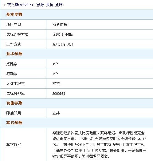 简约又时尚 双飞燕F9-550FX鼠标售128