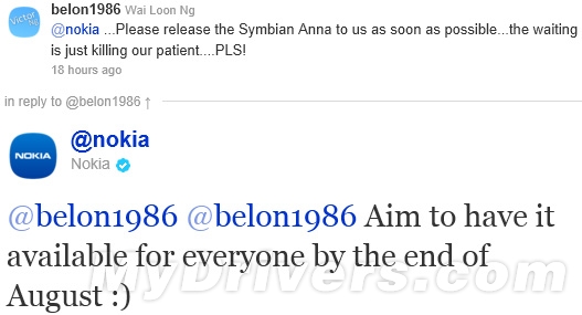 Symbian^3新版本Anna 8月末来袭