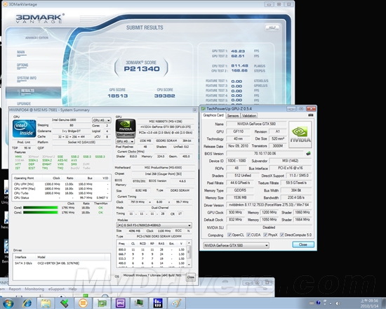 Ivy Bridge上跑HD 6990、GTX 580