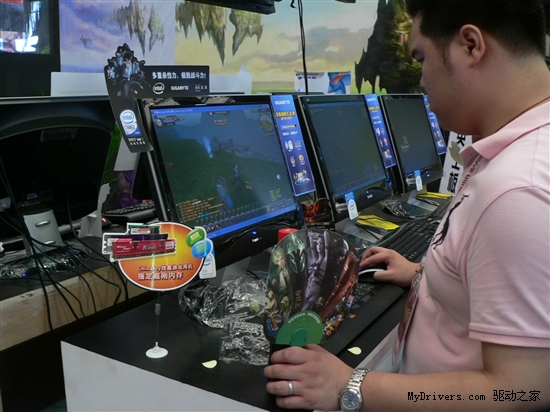 技嘉携手英特尔 再次席卷Chinajoy硬件