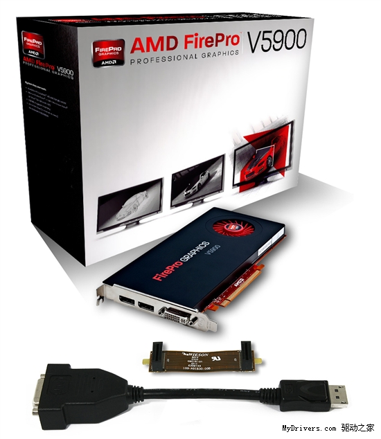 专业成就专业 蓝宝AMD Firepro V5900到货