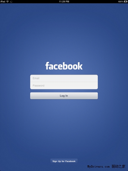 iPad版Facebook应用截图曝光
