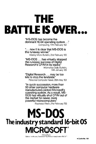 重温当年经典 MS-DOS已问世30周年