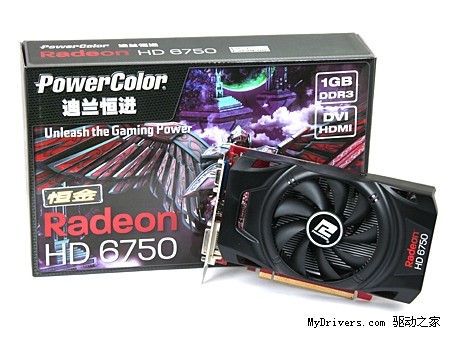 廉价精品 迪兰HD6750恒金D3 1G到货