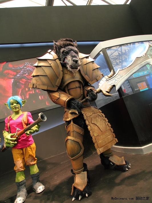 ChinaJoy2011现场首日暴雪展台