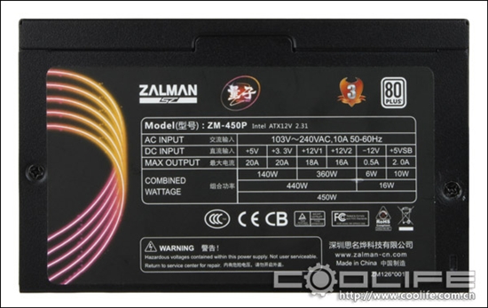 节能领航 ZALMAN SZ量子系列电源图赏