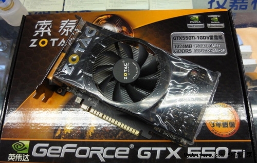 六热管霸气散热 7大暑期必选GTX550Ti