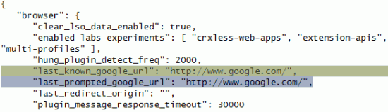 如何强制Chrome使用Google.com