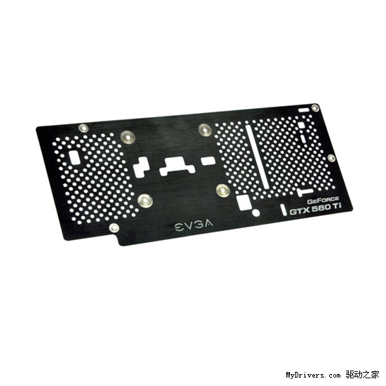 防PCB变形 EVGA开售GTX 560Ti金属背板