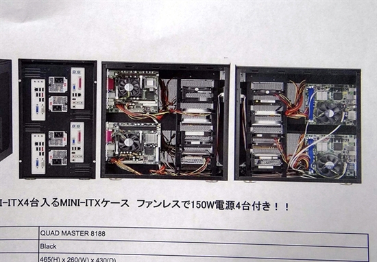 有容乃大：ATX机箱竟可装下四块迷你主板