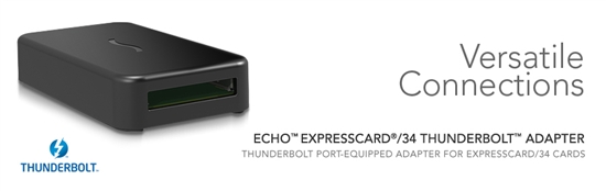 Thunderbolt-ExpressCard/34转接卡问世