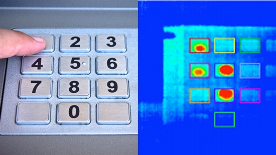 热感摄像机可轻易让温度出卖你的密码