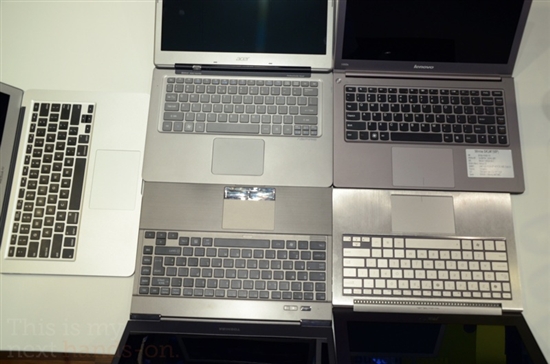 死磕MacBook Air 四大家族Ultrabook合影