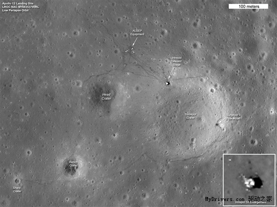 NASA再次公布大批阿波罗号登月点高清照片、视频