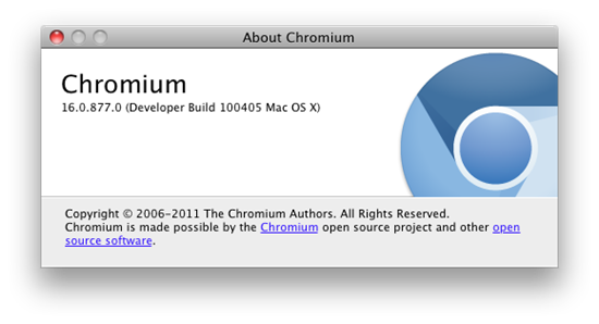 Chromium 16.x现身