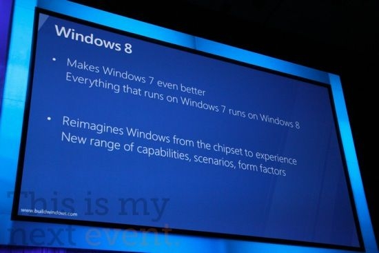 视频直播：微软Build大会展示Windows 8