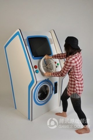 宅男专用?游戏获胜才能工作的洗衣机