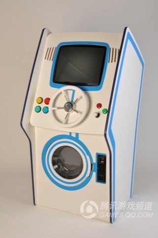 宅男专用?游戏获胜才能工作的洗衣机