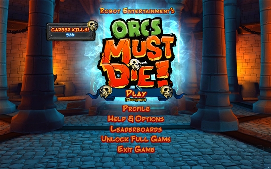 第一人称塔防游戏《Orcs Must Die!》