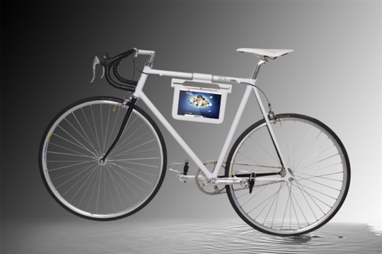 三星Galaxy Tab 10.1平板附身英国特别定制自行车