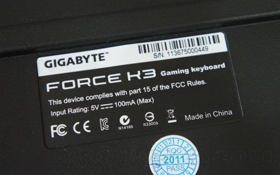 让手指飞!技嘉Force K3耐用级电竞键盘评测