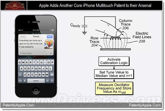 苹果获得iPhone多点触摸核心专利