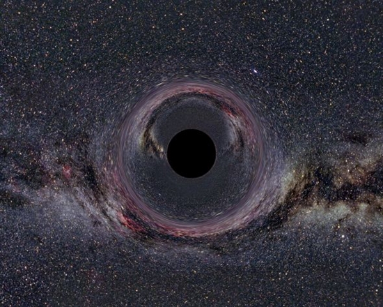 首张黑洞照片公布图片