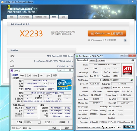 性能直逼HD7970！双敏HD7950首测曝光！