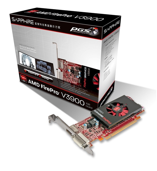 蓝宝PGS发布AMD FirePro V3900最新核心专业显示卡