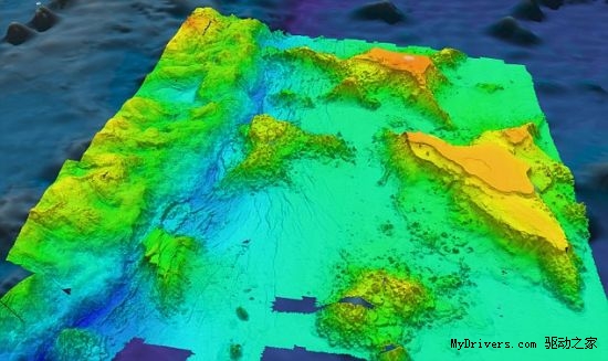 马里亚纳海沟精细3D扫描图：最深10994米