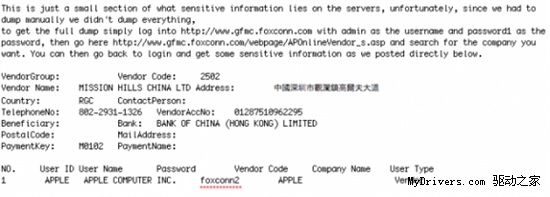 黑客入侵富士康服务器 称对iPhone 5稍有兴趣