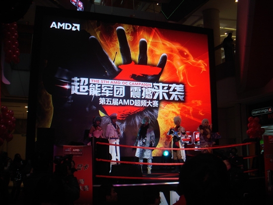 镭风全程助力AMD超频总决赛
