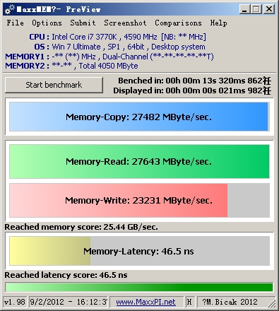 1.1V@4.6GHz Ivy Bridge Core i7-3770K超频实测