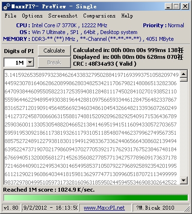 1.1V@4.6GHz Ivy Bridge Core i7-3770K超频实测