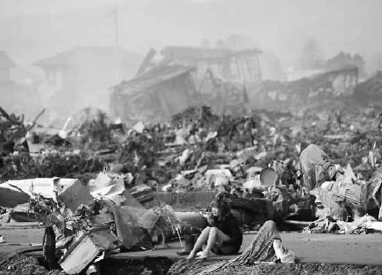 日本大地震一周年 伤痕依旧清晰