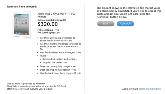 苹果回收计划纳入iPad 2 最高320美刀