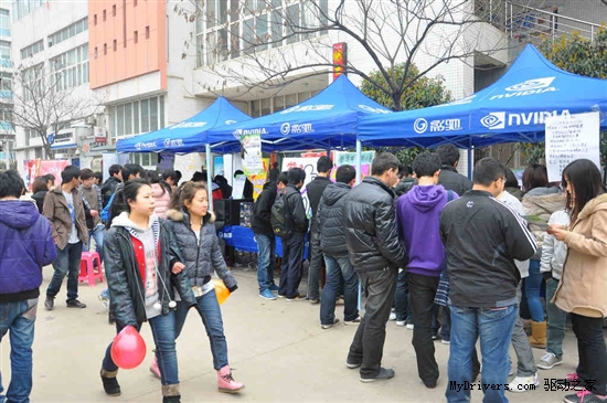 影驰2012校园行 武汉、长沙站完美落幕