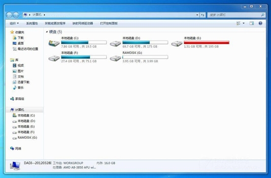 奇葩SSD A75玩转16GB大内存加速