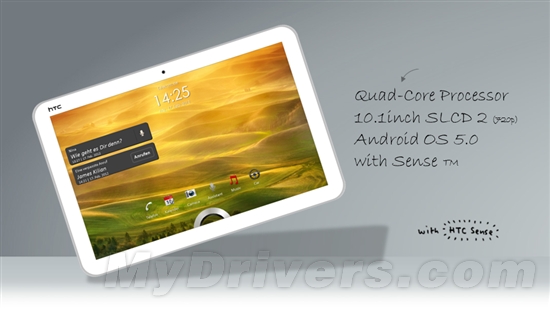 Android 5.0+四核 HTC One纯白概念平板图赏