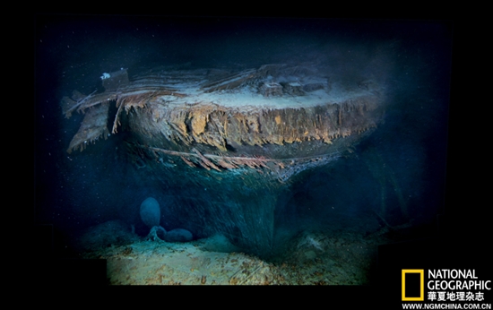 泰坦尼克号百年真容：海底残骸细节曝光
