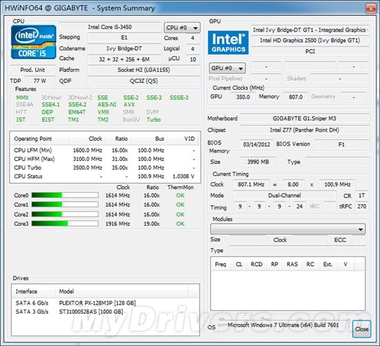 不带K照样超 Ivy Bridge Core i5-3450国内首测