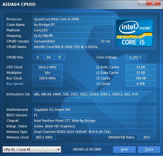 不带K照样超 Ivy Bridge Core i5-3450国内首测