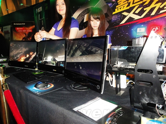 NVIDIA游戏群英汇2012汇总：展位&Showgirl篇