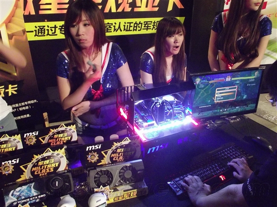 NVIDIA游戏群英汇2012汇总：展位&Showgirl篇