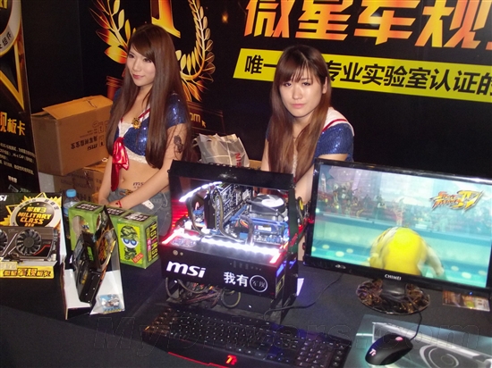 NVIDIA游戏群英汇2012汇总：展位&Showgirl篇