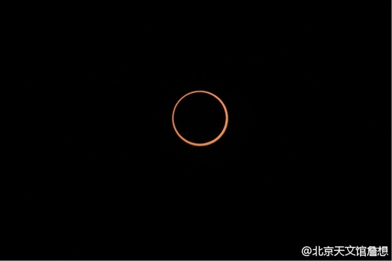 我国21日晨可观日环食 最长达4分33秒