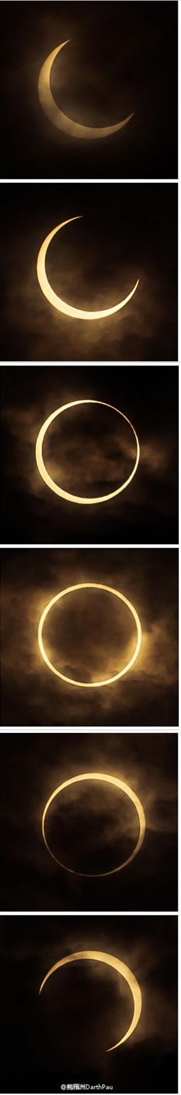 我国21日晨可观日环食 最长达4分33秒