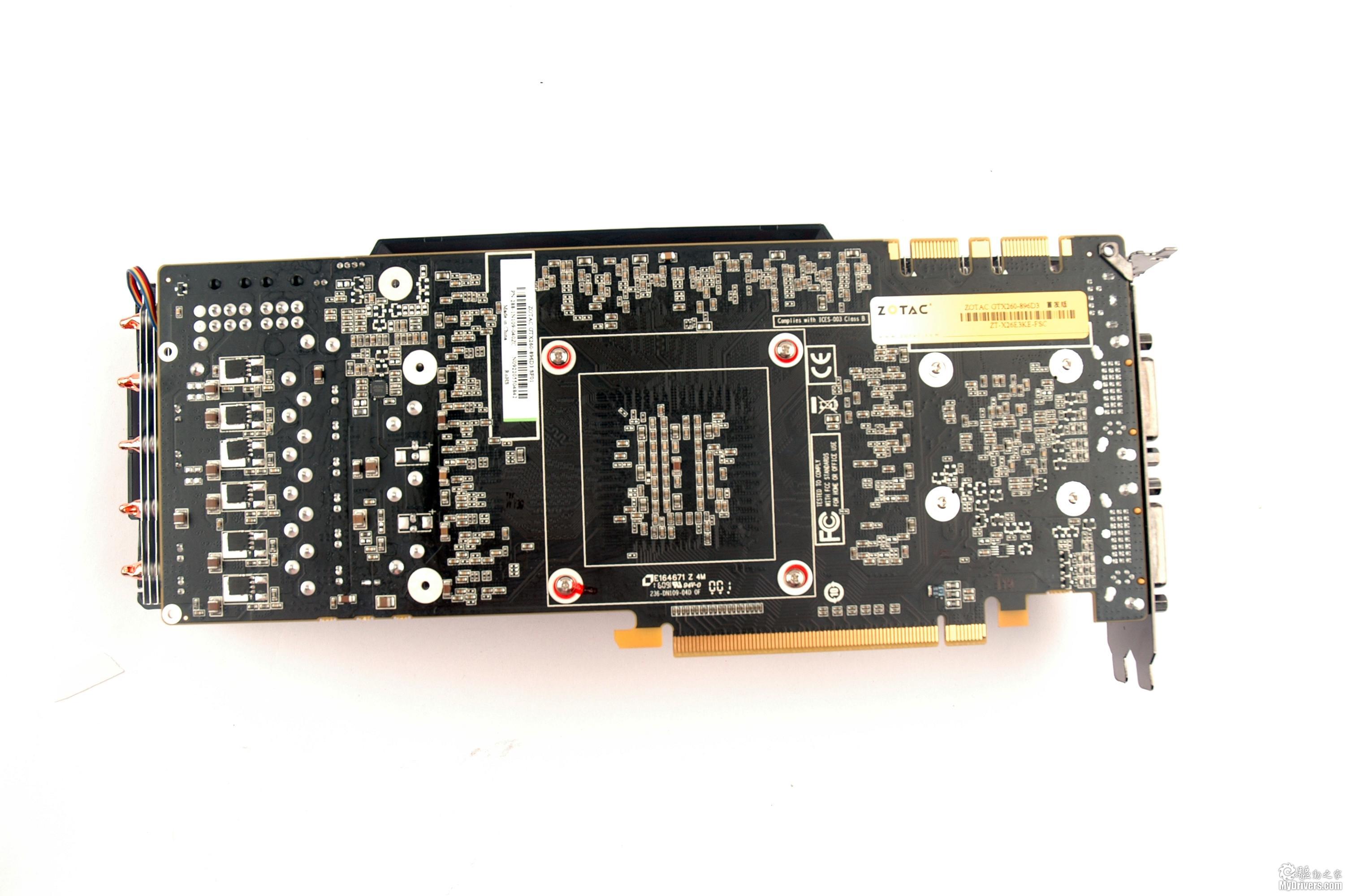 3风扇10热管ac散热 索泰gtx260首发版超频测试