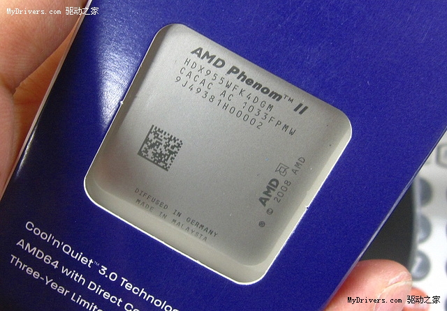 苦等一年 95w低功耗高端四核x4 955终面世