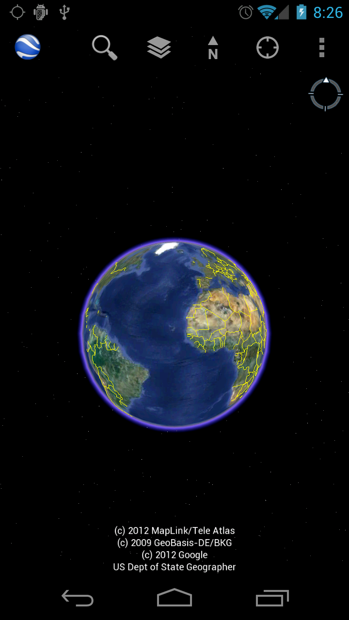 谷歌地球手机版图片